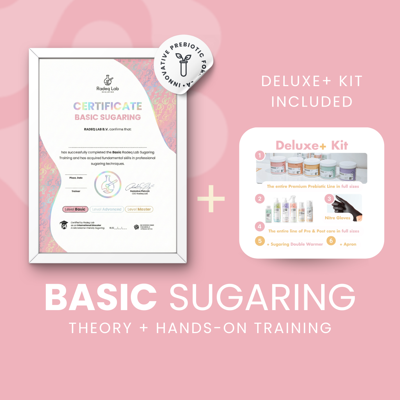 
                  
                    Épilation au sucre de base – Théorie + Pratique + DELUXE + KIT
                  
                